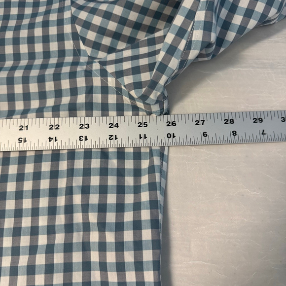 Untuckit Button down Gingham shirt wrinkle free slim fit Cotton 2XL - Picture 10 of 10